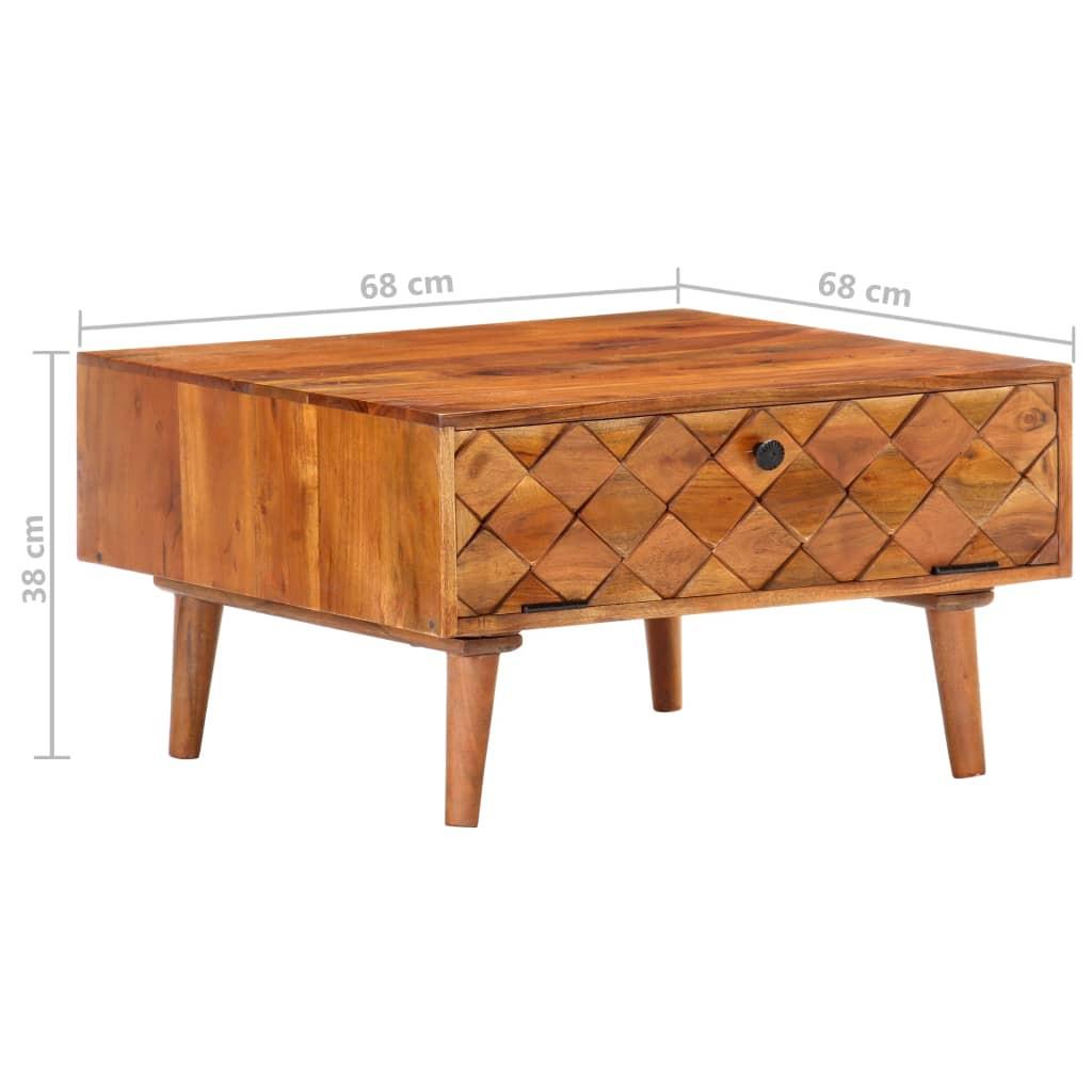 VidaXL Table basse bois d'acacia  