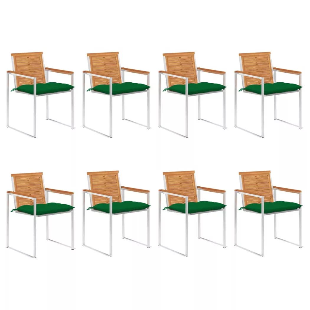 VidaXL - Chaise de jardin bois d'acacia, One Size, Vert
