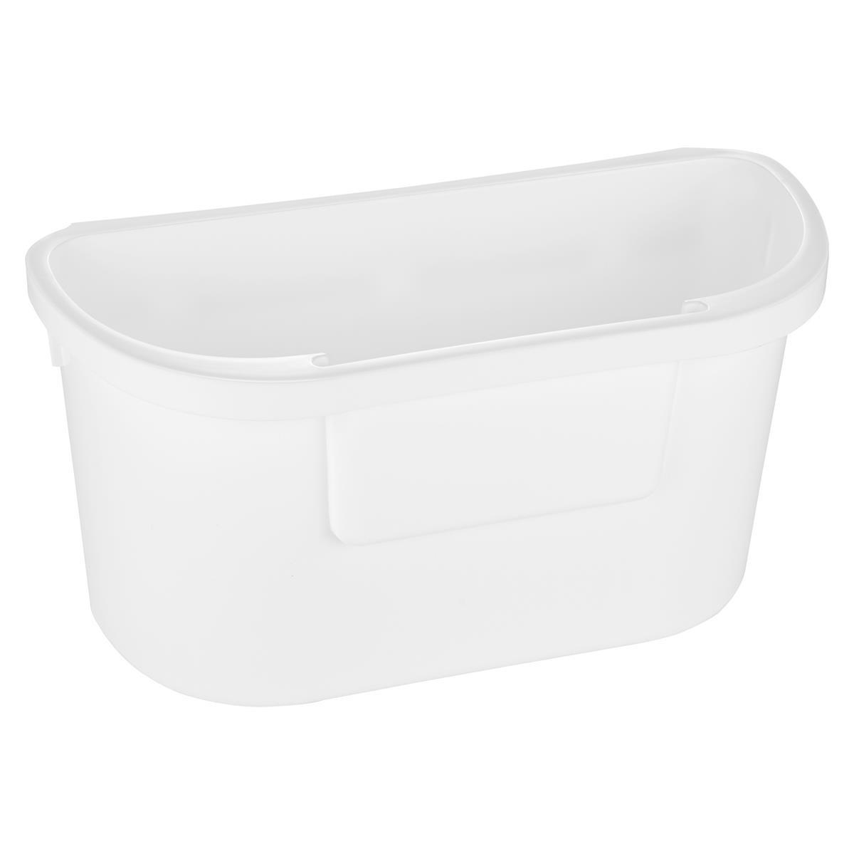 Intirilife Poubelle à suspendre  avec spatule à ordures - Poubelle tout usage pour cuisine  