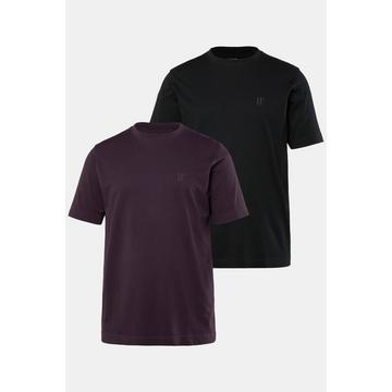 T-Shirts, Basic, 2er-Pack, Rundhals, bis 8XL