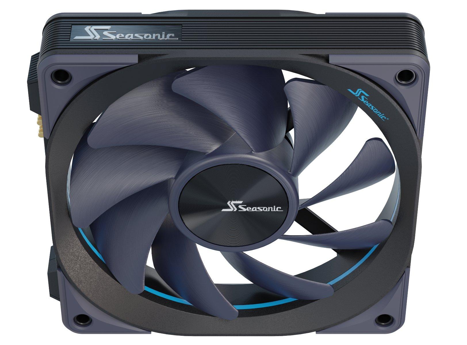 Seasonic  MagFlow 1-Fan Kit Boitier PC Ventilateur 12 cm Noir 1 pièce(s) 