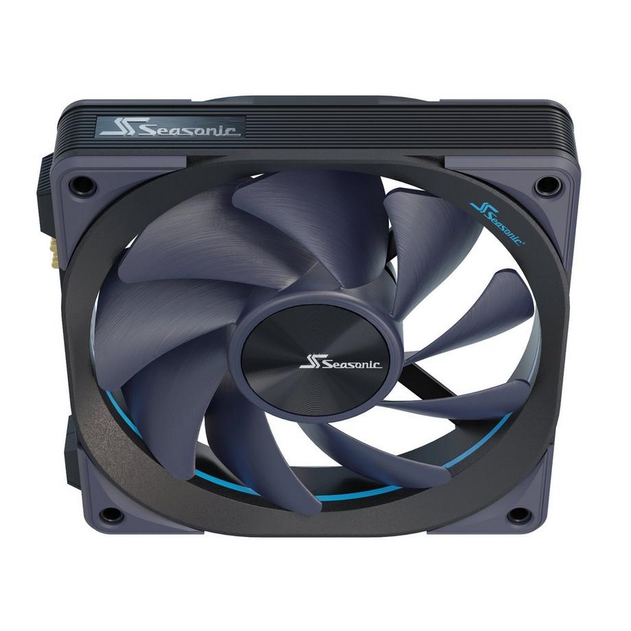 Seasonic  MagFlow 1-Fan Kit Case per computer Ventilatore 12 cm Nero 1 pz 