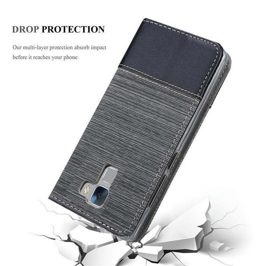Cadorabo  Hülle für Honor 7 Magnetverschluss, Kartenfach 