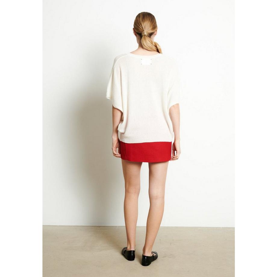 Studio Cashmere8 RIA 25 T-Shirt Scollo a V Maniche a Pipistrello  