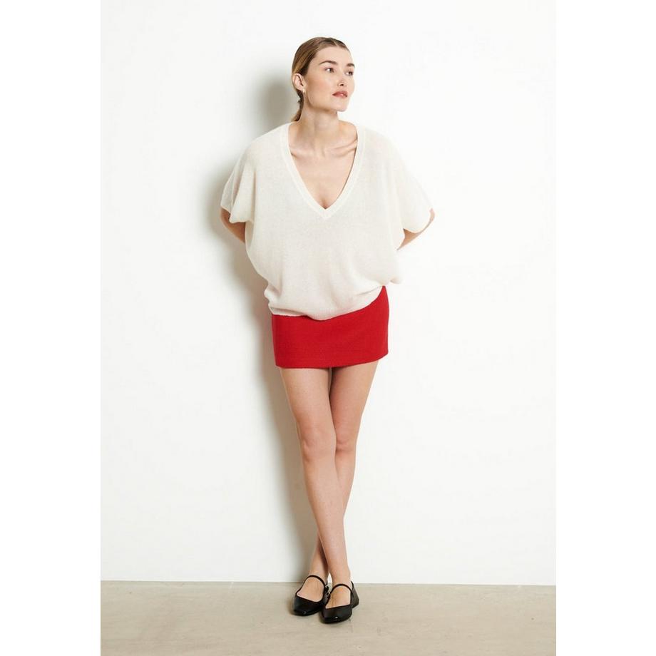 Studio Cashmere8 RIA 25 T-Shirt Scollo a V Maniche a Pipistrello  