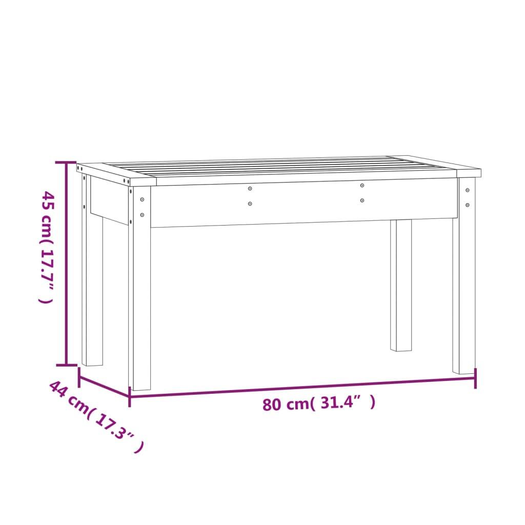 VidaXL Banc de jardin bois  