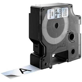 ABB Stotz S&J  Schriftband  D1 45800 Bandfarbe: Transparent Schriftfarbe:Schwarz 19 mm 7 m 