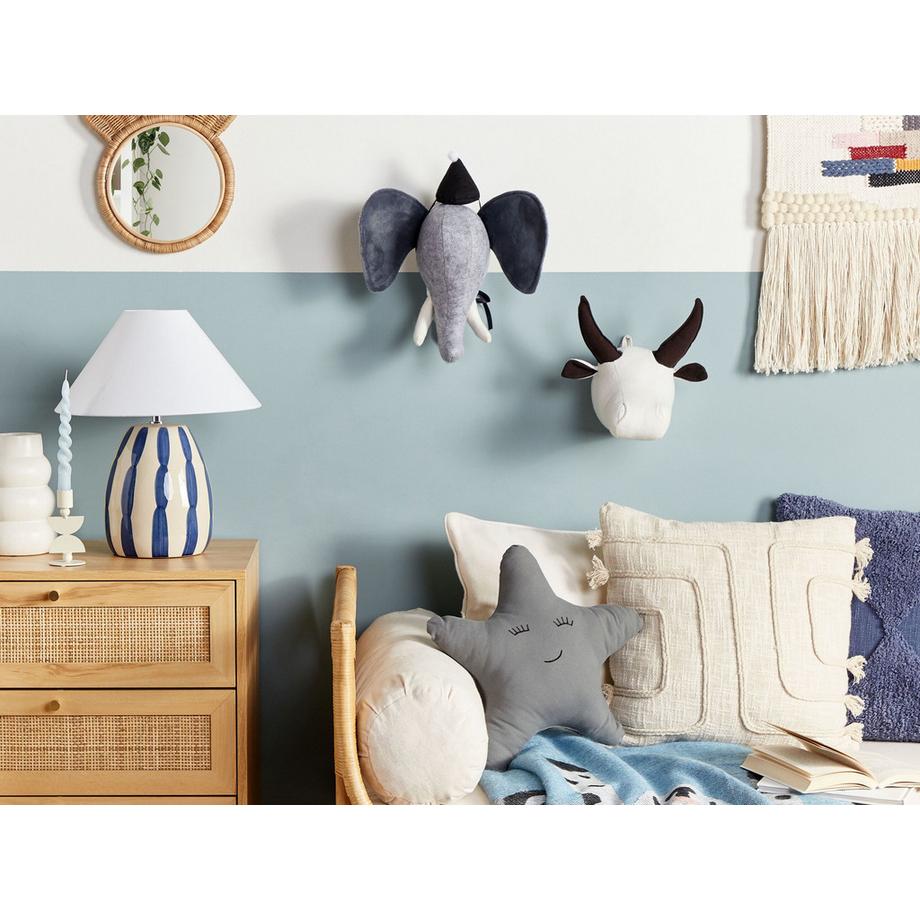 Beliani Decorazioni da Parete Cameretta en Feltro Moderno BADOU  