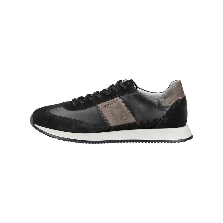 Nero Giardini Sneaker in pelle liscia e velluto  