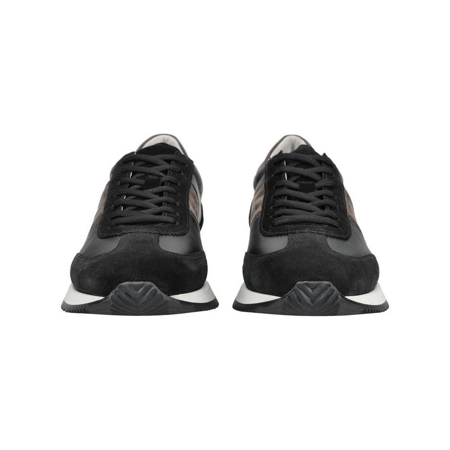 Nero Giardini Sneaker in pelle liscia e velluto  