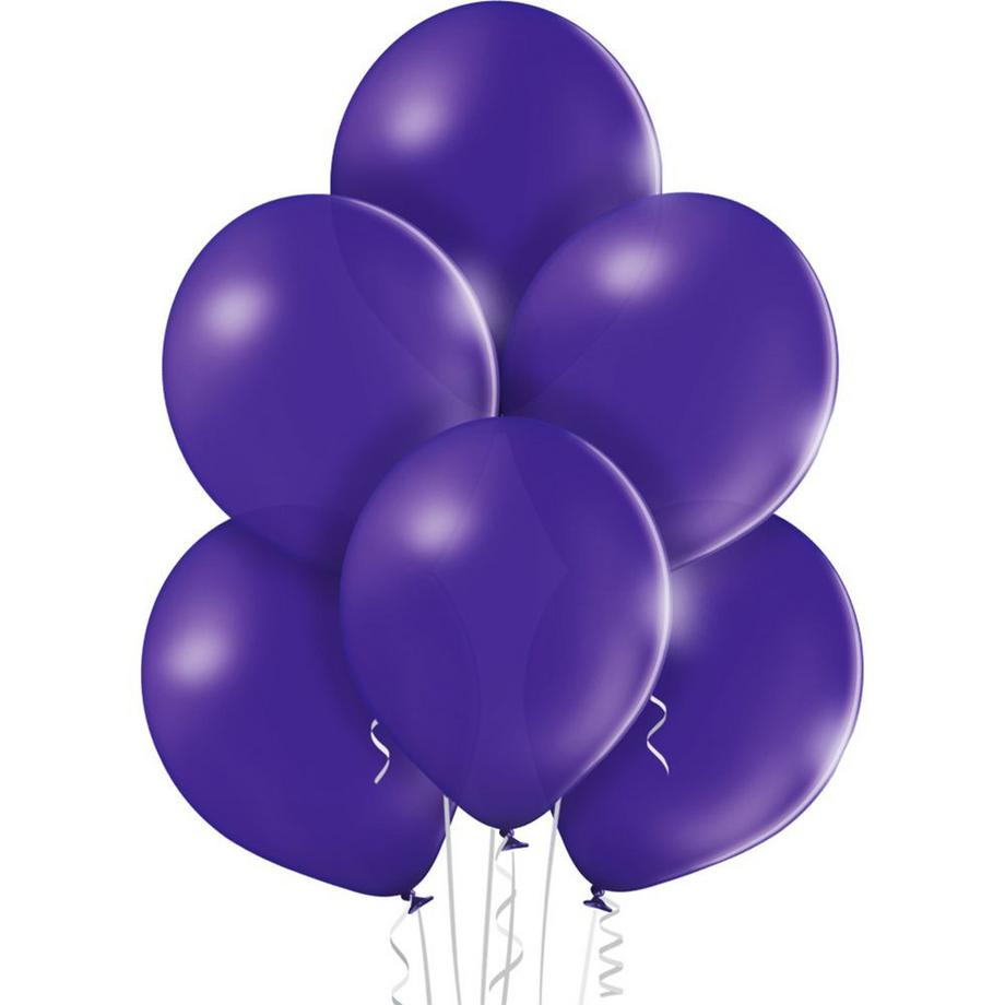 8 ballons violets