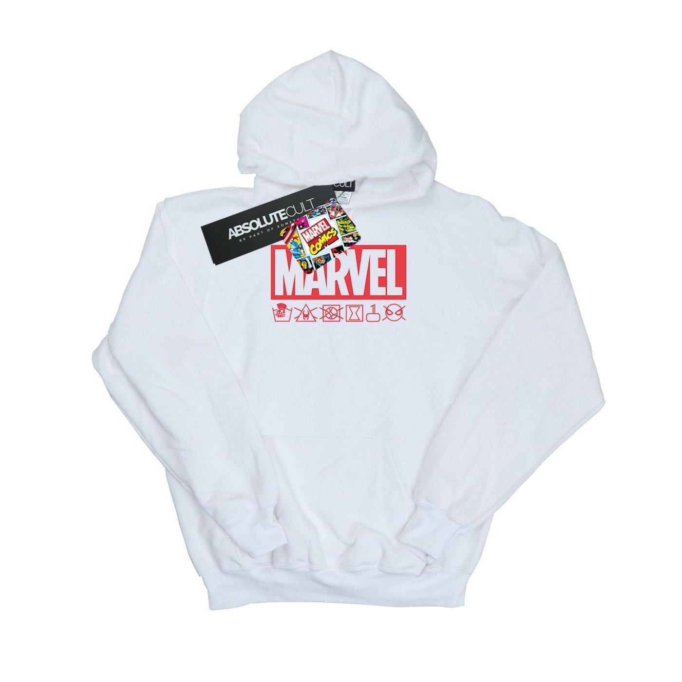 MARVEL  Sweat à capuche LOGO WASH CARE 