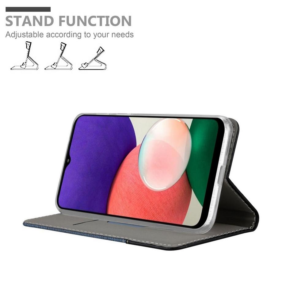 Cadorabo  Hülle für Samsung Galaxy A22 5G Magnetverschluss, Kartenfach 