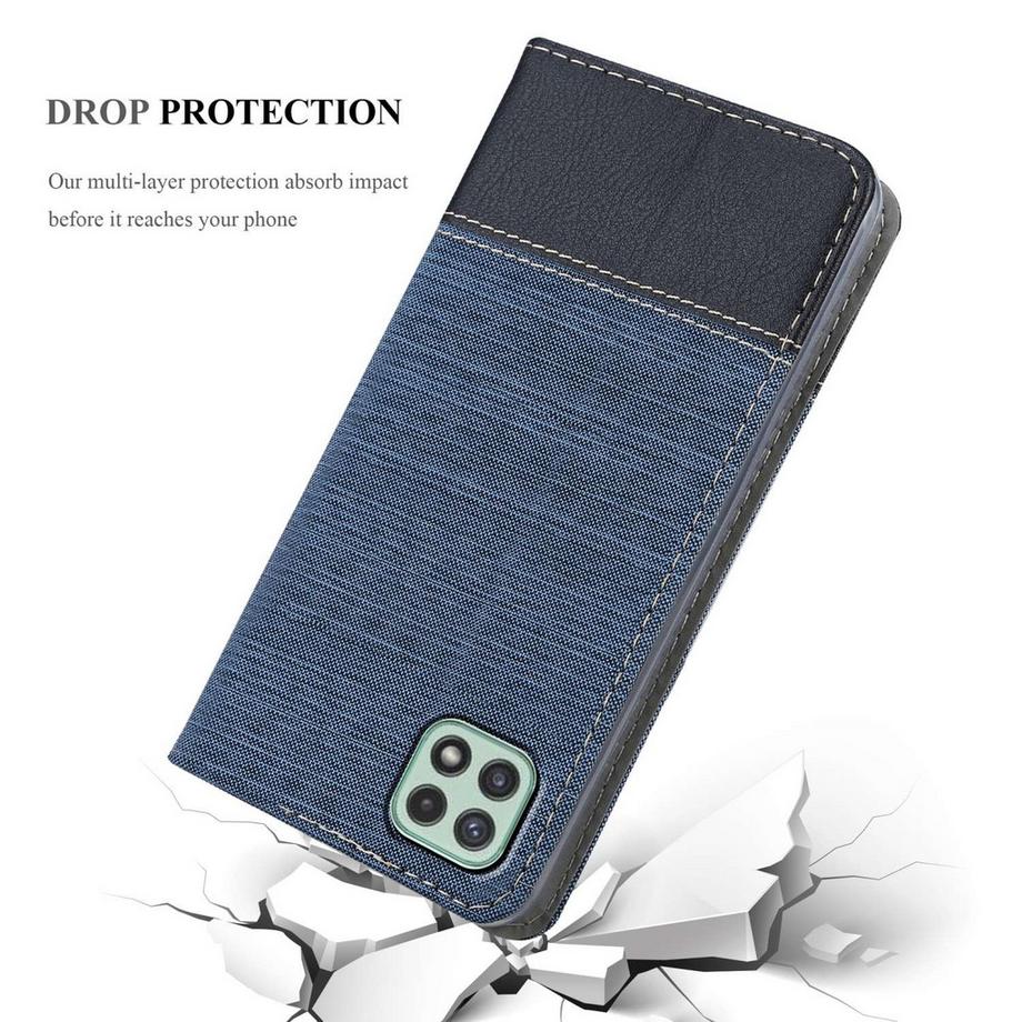 Cadorabo  Hülle für Samsung Galaxy A22 5G Magnetverschluss, Kartenfach 