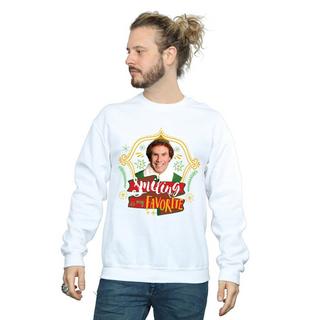 Elf Smiling Is My Favorite Sweatshirt  