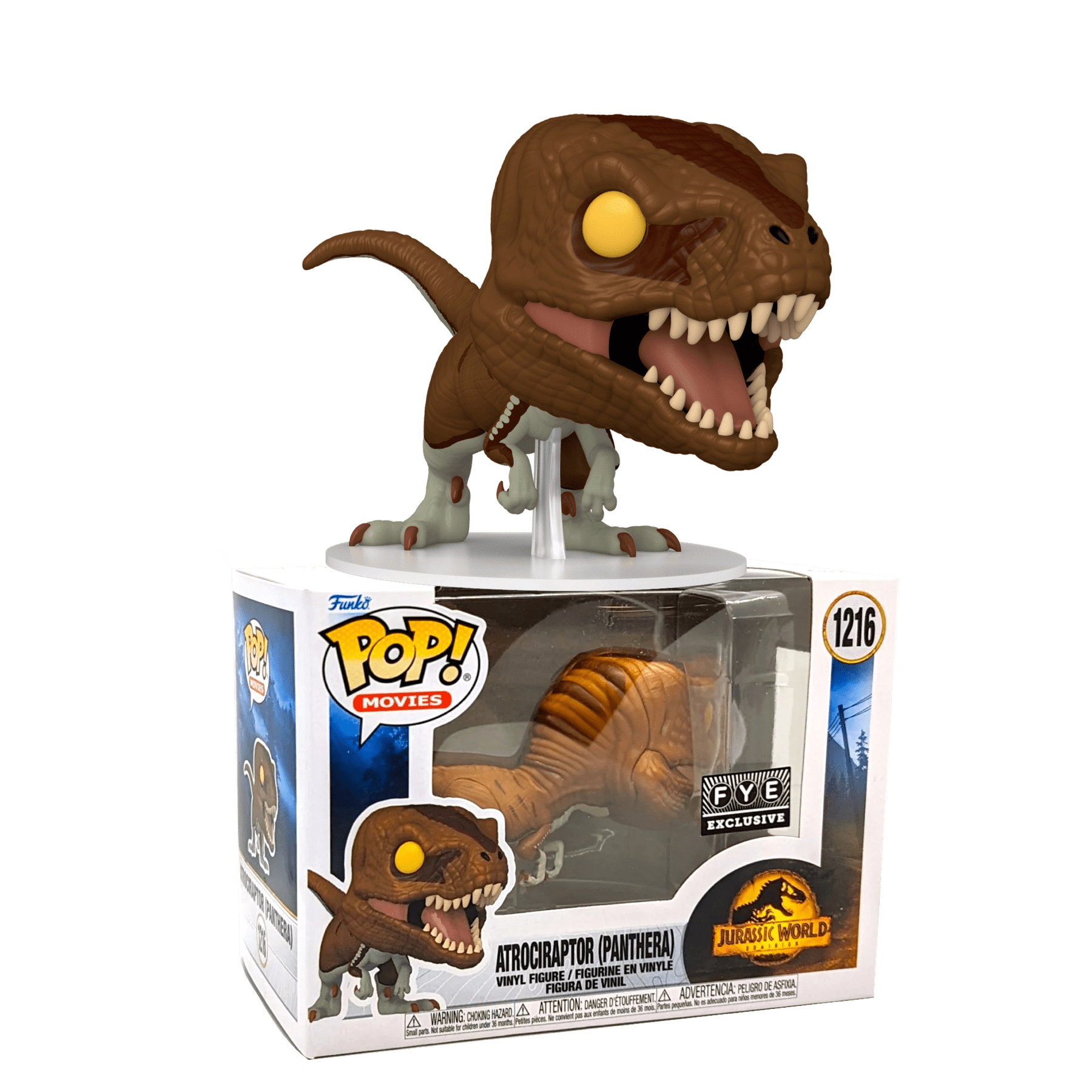 Funko  POP - Movies - Jurassic World - 1216 - Atrociraptor (Panthera) - FYE Exclusive 