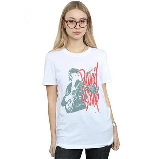 David Bowie Gitarren Print T-Shirt  