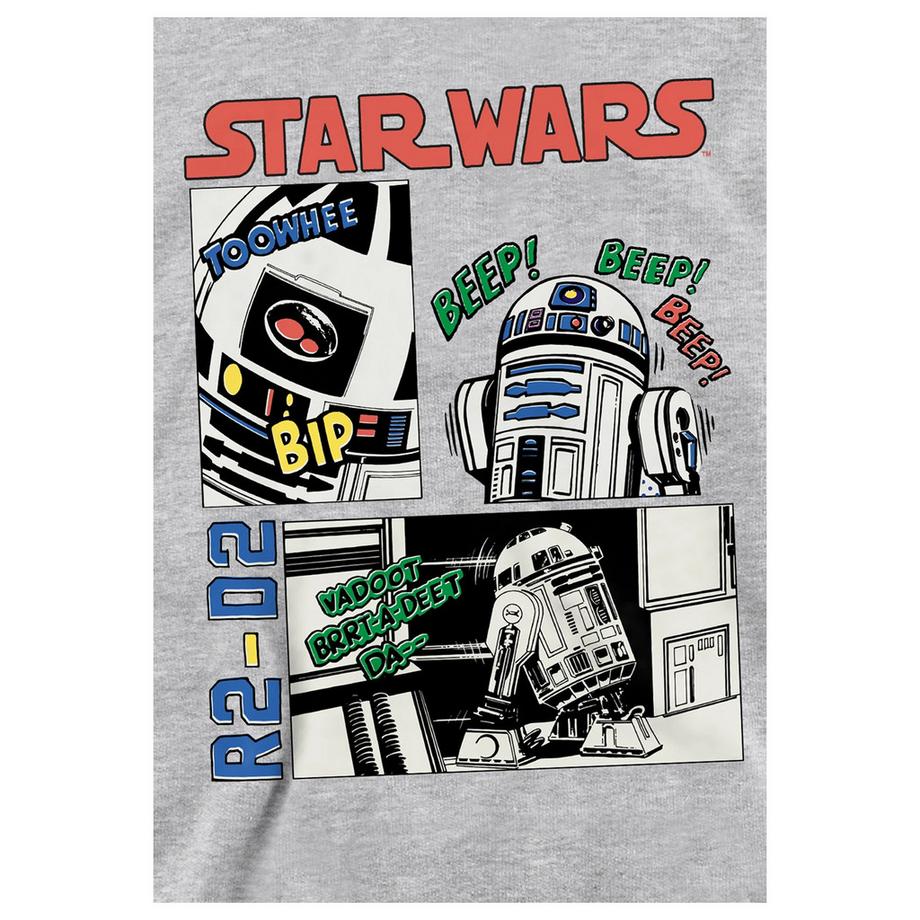 STAR WARS  Beep Boop Felpa Con Cappuccio R2d2 Erica 
