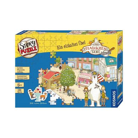 Kosmos  Puzzle Storypuzzle - Schule magischen Tiere (100Teile) 