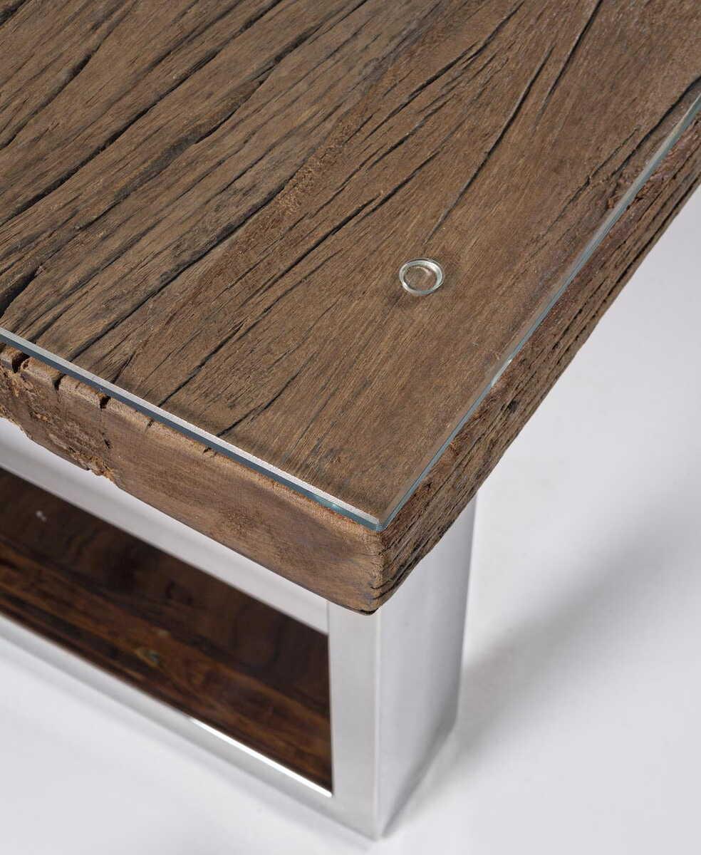 mutoni Couchtisch mit Glas Stanton 110x60  