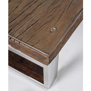 mutoni Table basse avec verre Stanton 110x60  