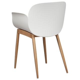 Beliani Lot de 2 chaises de salle à manger en Matière synthétique Moderne ABILENE  