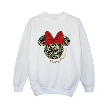 Minnie Mouse Leopard Christmas Sweatshirt