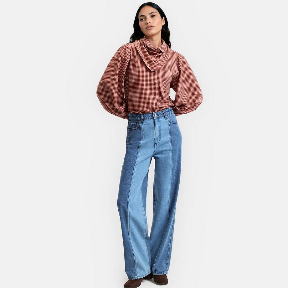 La Redoute Collections Jean large bicolore  