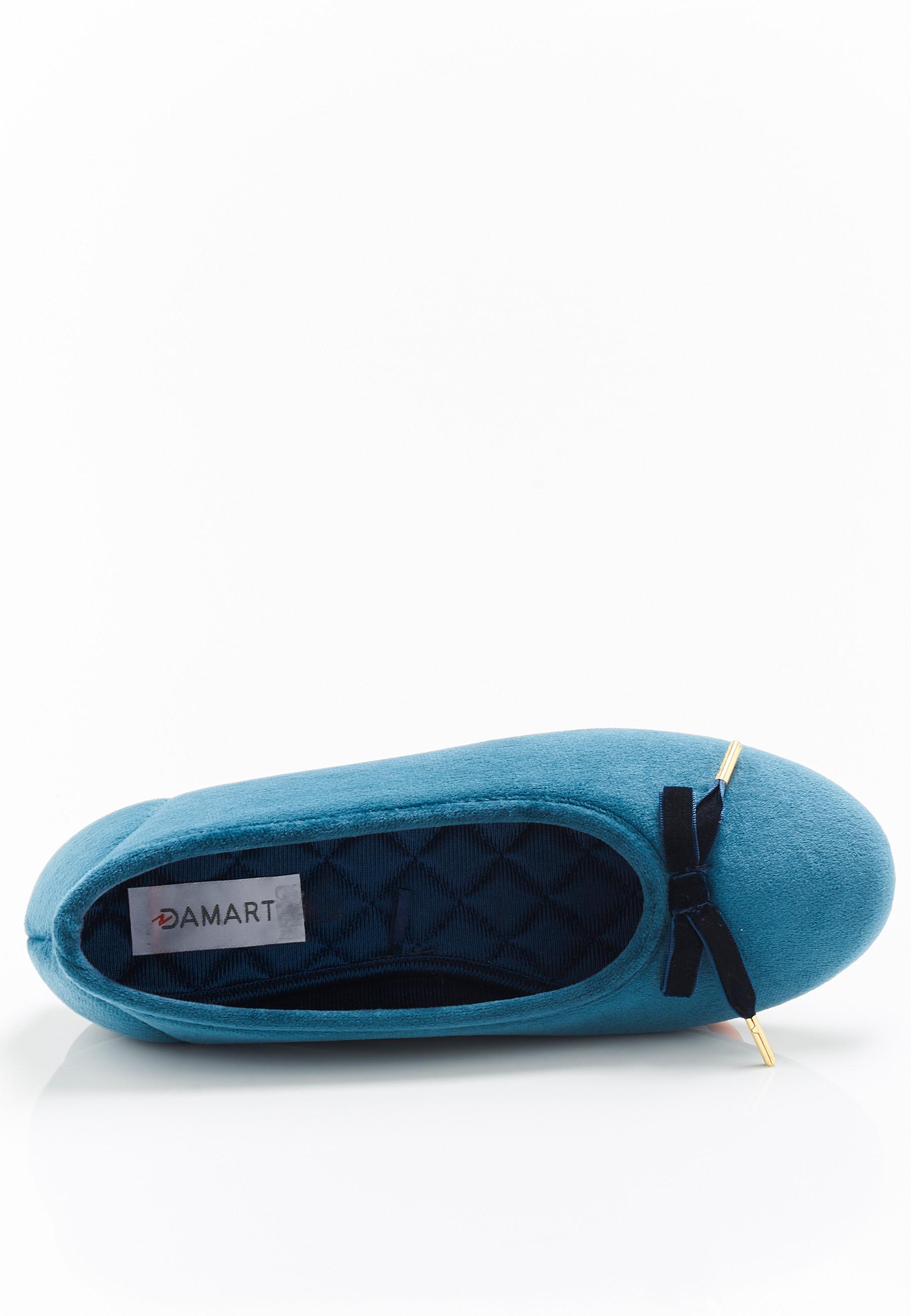 Damart  Ultraflexible Ballerinas in Samt-Optik. 