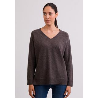 CASH-MERE.CH Pullover mit Seitenschlitzen  
