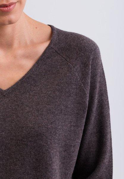 CASH-MERE.CH Pullover mit Seitenschlitzen  
