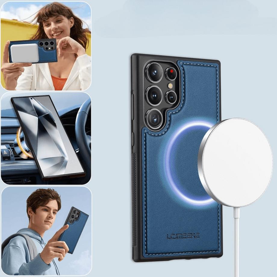 Cover-Discount  Galaxy S25 Ultra - LC.IMEEKE serie L2 custodia portafoglio divisibile 