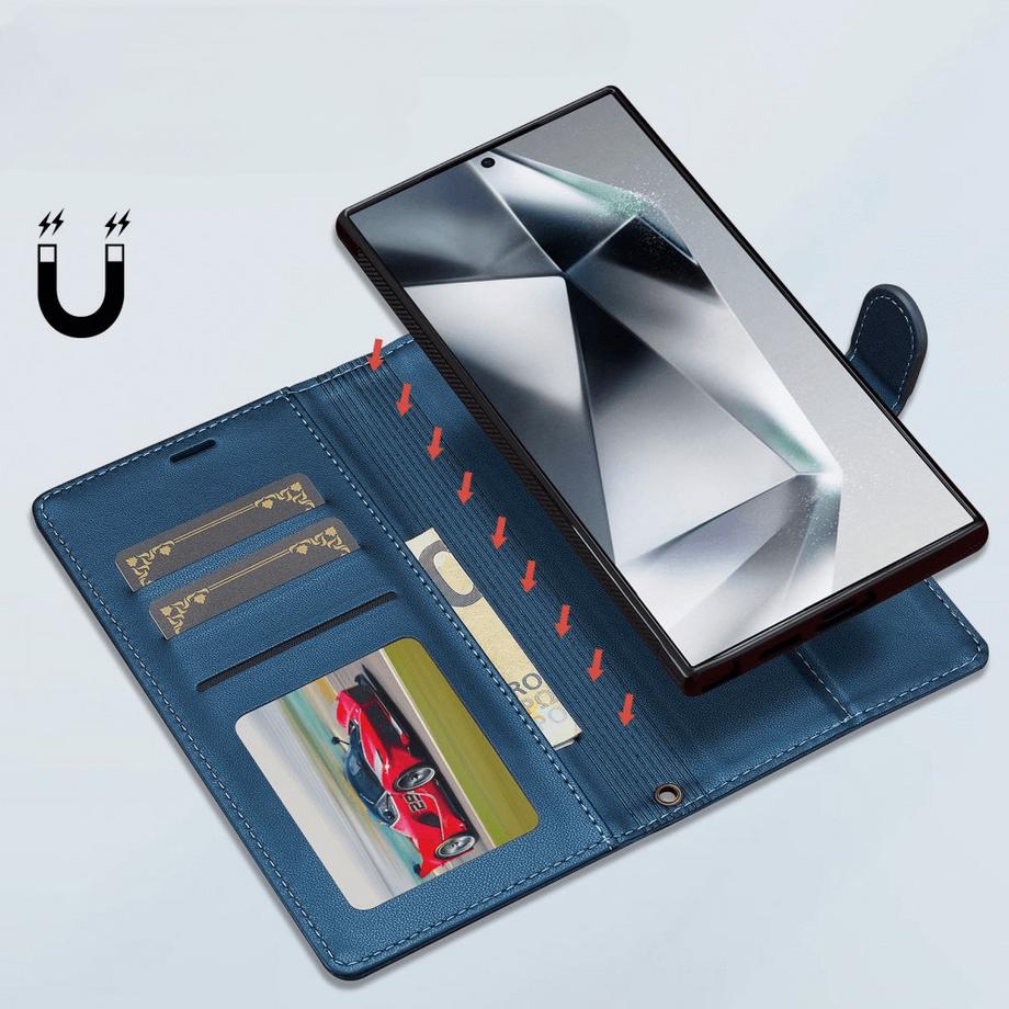 Cover-Discount  Galaxy S25 Ultra - LC.IMEEKE serie L2 custodia portafoglio divisibile 