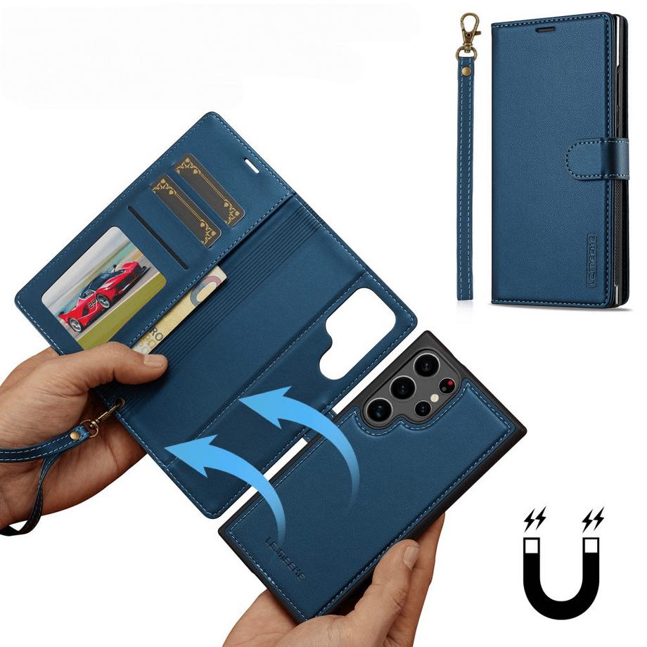 Cover-Discount  Galaxy S25 Ultra - LC.IMEEKE serie L2 custodia portafoglio divisibile 