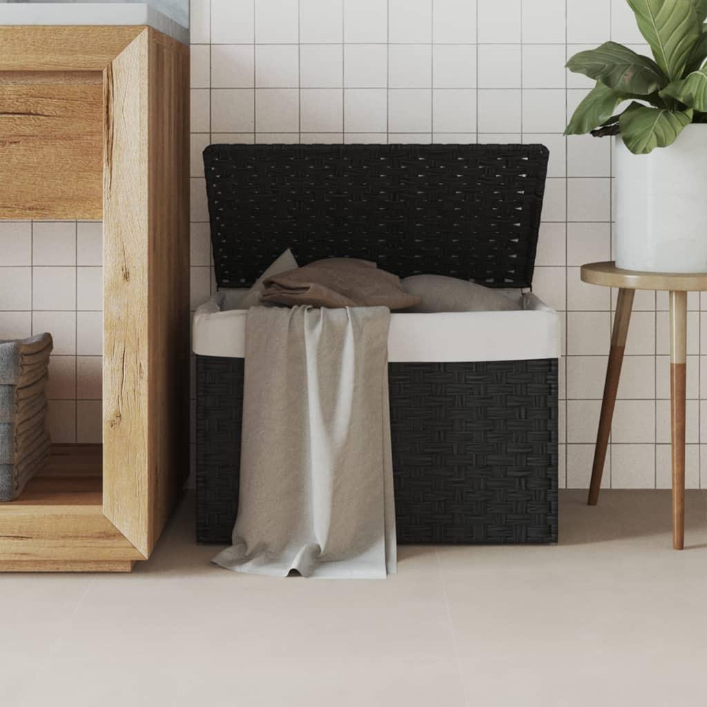 VidaXL Panier à linge rotin synthétique  