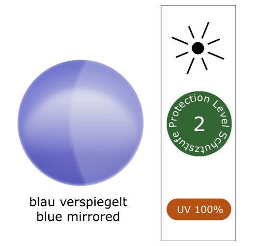 adidas AD05 L Wechselglas Blue Mirror  