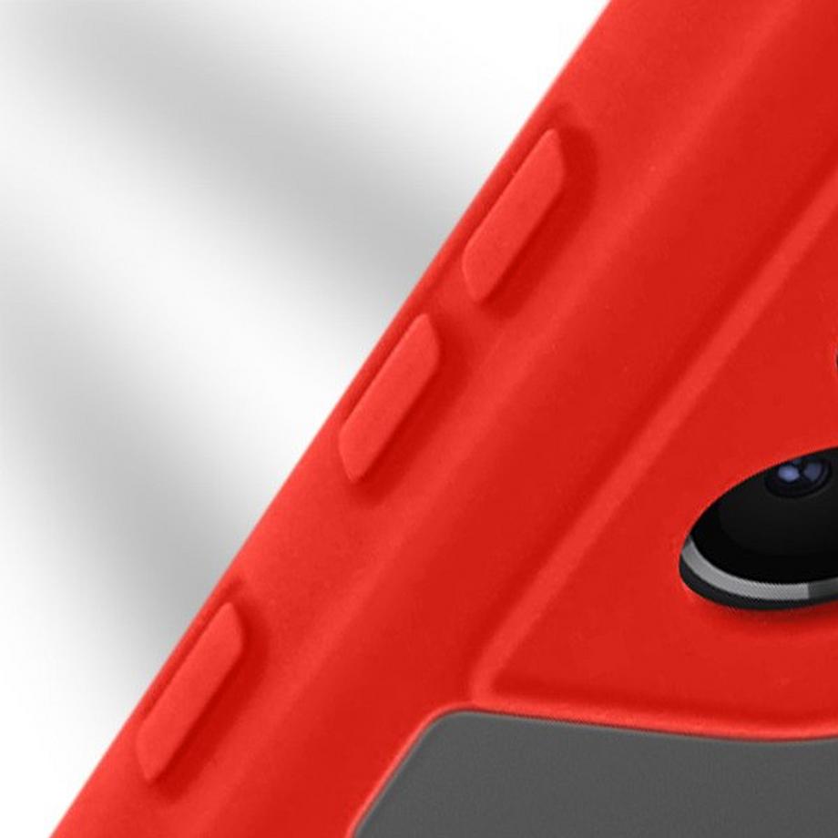 Avizar  Cover 360° Samsung Galaxy S21 Plus rosso 
