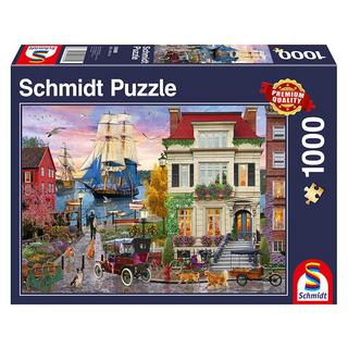 Schmidt  Puzzle Schiff im Hafen (1000Teile) 