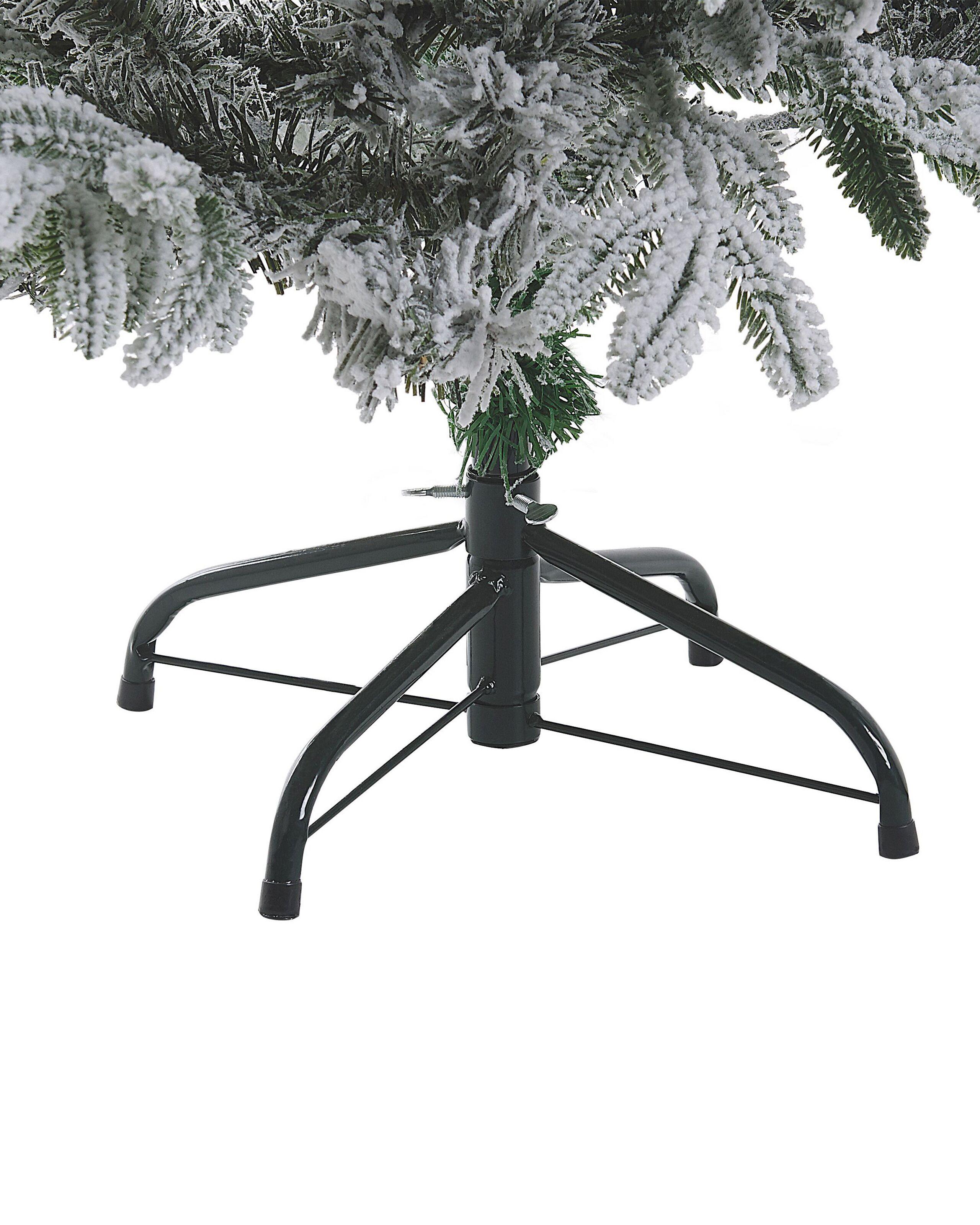 Beliani Sapin de Noël artificiel enneigé en PVC Scandinave FORAKER  