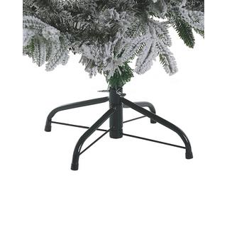 Beliani Sapin de Noël artificiel enneigé en PVC Scandinave FORAKER  