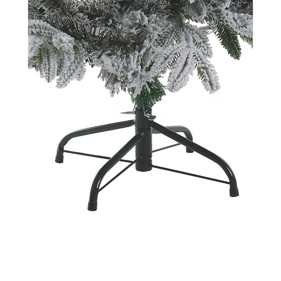 Beliani Sapin de Noël artificiel enneigé en PVC Scandinave FORAKER  