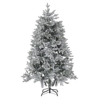 Beliani Sapin de Noël artificiel enneigé en PVC Scandinave FORAKER  