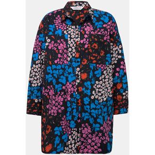 Studio Untold  Chemisier oversize avec patte de boutonnage et motif fleur 