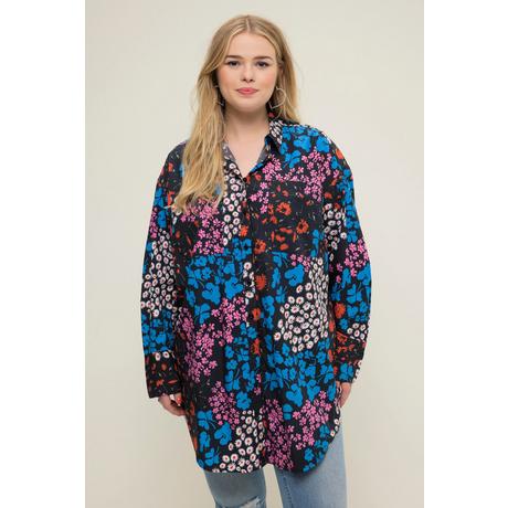 Studio Untold  Chemisier oversize avec patte de boutonnage et motif fleur 