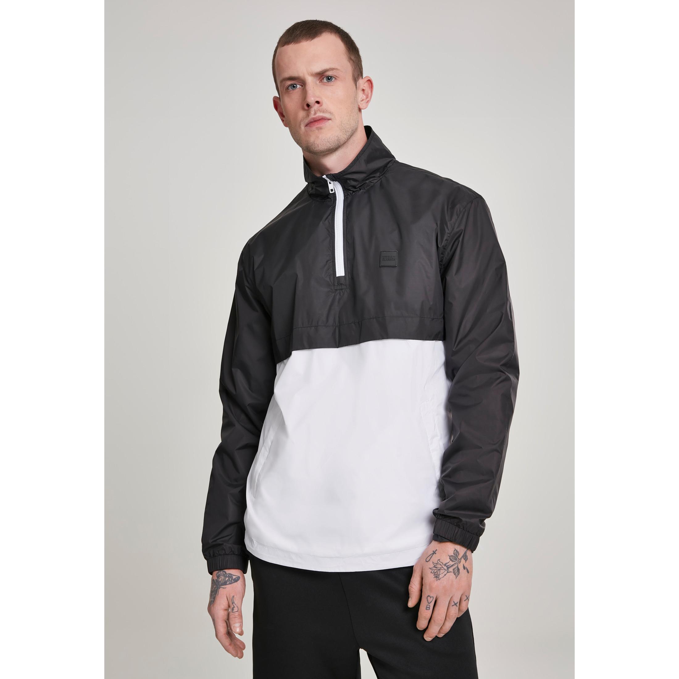 URBAN CLASSICS Stehaufmännchen Half Zip Jacke  