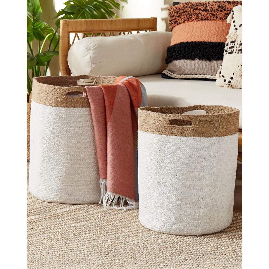 Beliani Korb aus Baumwolle Boho KARDH  