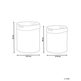 Beliani Korb en Cotone Boho KARDH  