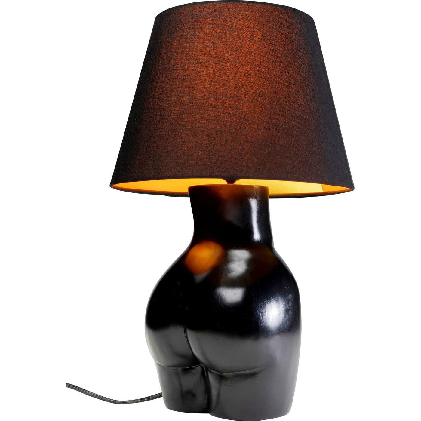 KARE Design Lampada da tavolo Donna nera  