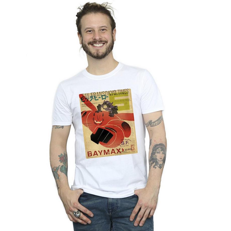 Disney Big Hero 6 San Fransokyo Times T-Shirt  