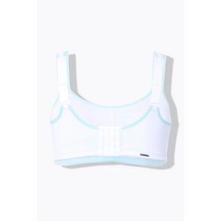Ulla Popken Reggiseno sportivo senza ferretto microfibra inserto in rete coppa C-D  